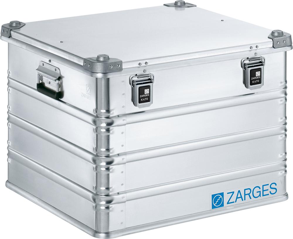 Produktbild von ZARGES Alu-Kiste K470 148 l IM: ca. B600xT560xH440 mm 2 Griffe 40839 4003866408399