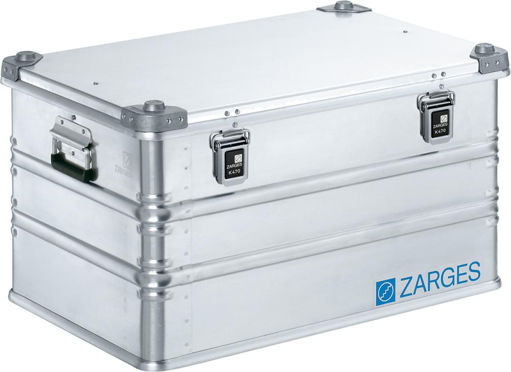 Produktbild von ZARGES Alu-Kiste K470 121 l IM: ca. B690xT460xH380 mm 2 Griffe 40841 4003866408412