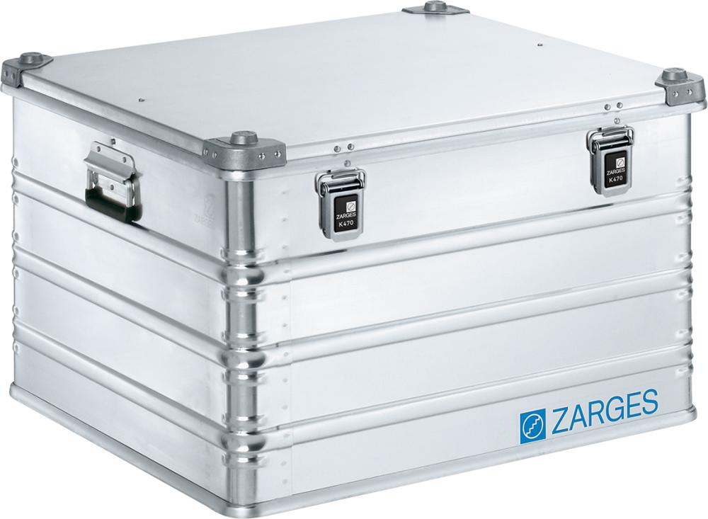 Produktbild von ZARGES Alu-Kiste K470 190 l IM: ca. B690xT640xH430 mm 2 Griffe 40843 4003866408436