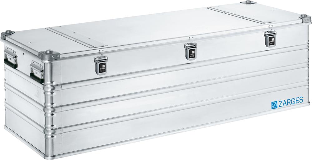 Produktbild von ZARGES Alu-Kiste K470 396 l IM: ca. B1550xT550xH465mm 2 Griffe je Stirnseite 40875 4003866408757