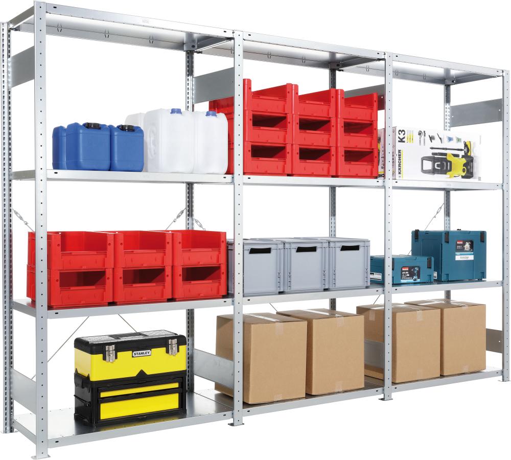 Produktbild von FORUM Steckregal Anbaufeld 2000x1000x500mm verzinkt 4260612403 4317784947596