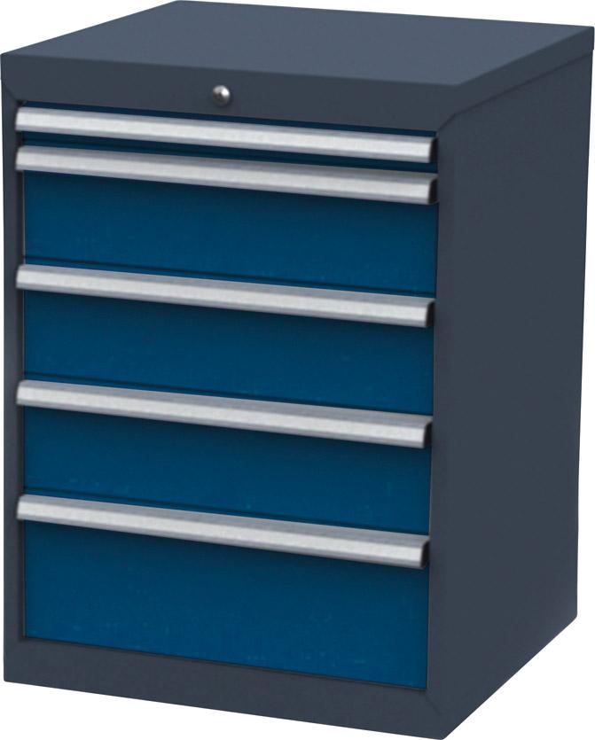 Produktbild von FORUM Schubladenschrank FS6 5S H820mm RAL 7016/501 4260612631 4317784945899