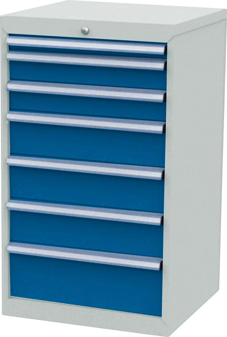 Produktbild von FORUM Schubladenschrank FS6 7S H1020mm RAL 7035/501 4260612646 4317784945943