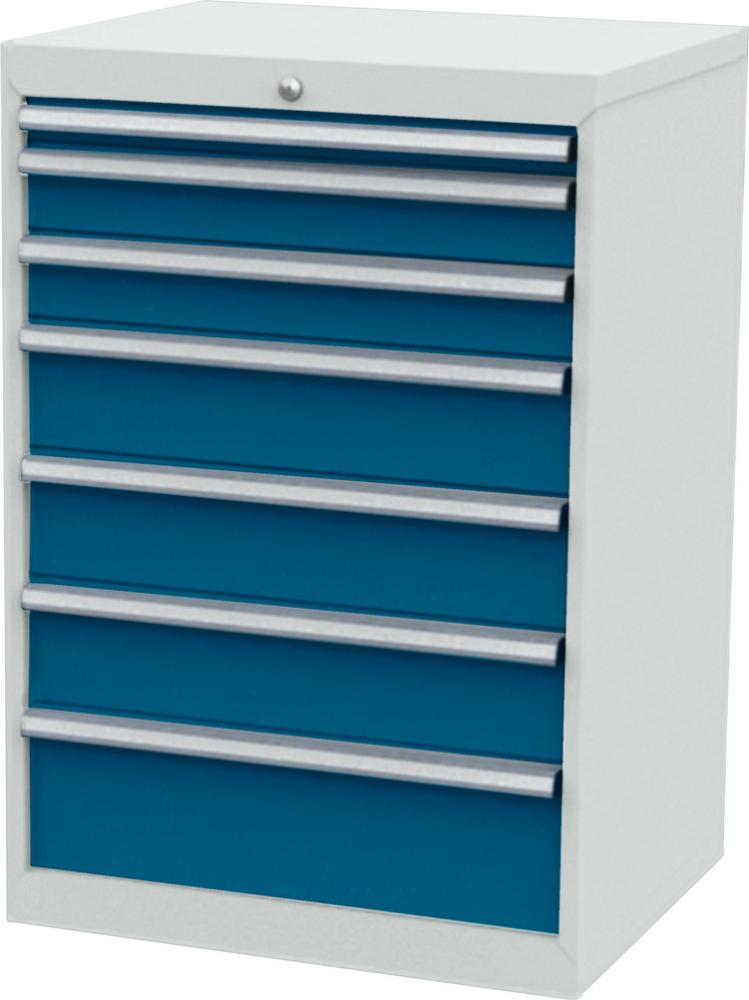 Produktbild von FORUM Schubladenschrank FS7 7S H1020mm RAL 7035/501 4260612253 4317784945981