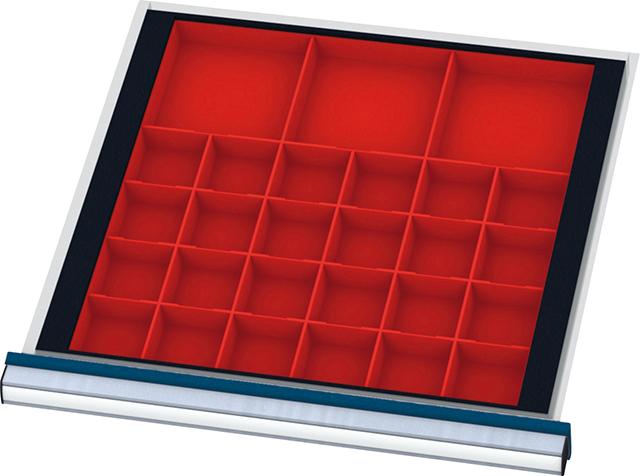 Produktbild von FORUM Kleinteilekästen FS6 100mm 27 Kästen 4260613218 4317784946919