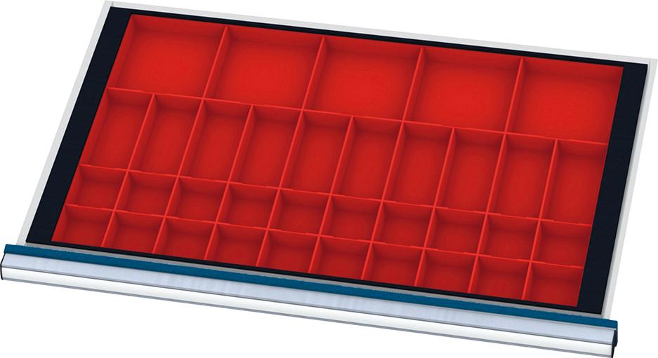 Produktbild von FORUM Kleinteilekästen FS9 50mm 35 Kästen 4260613281 4317784947121