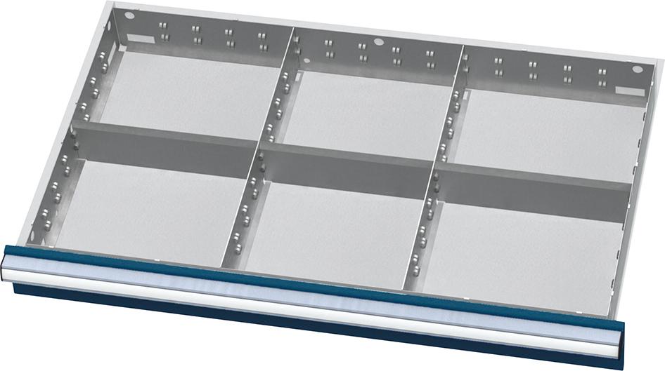 Produktbild von FORUM Metalleinteilungen FS9 75mm 6 Fächer 4260613299 4317784947183