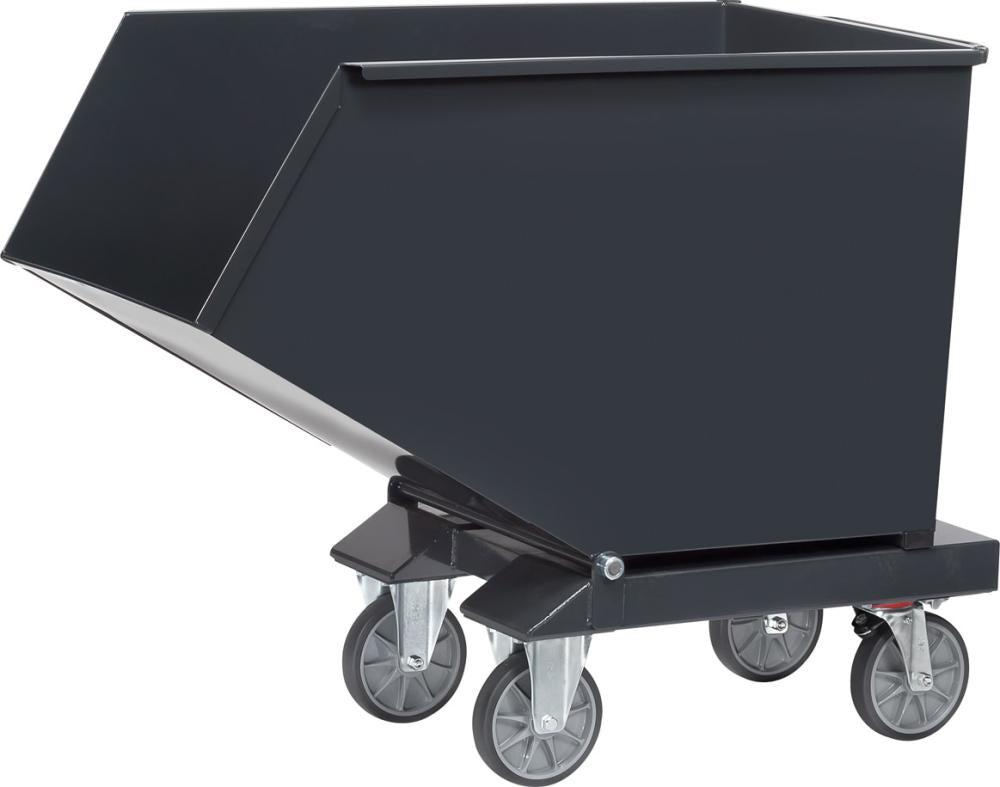Produktbild von fetra Muldenkipper 450l B730xT1374xH1072 mm RAL 7016 Tragkraft 750kg 4702/7016 4017976246987