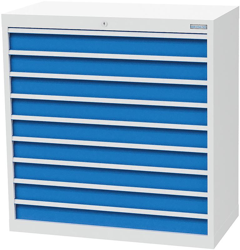 Produktbild von Bedrunka+Hirth Schubladenschrank T500 980 mm 9 Schubladen VA 90.900A 4050413021853