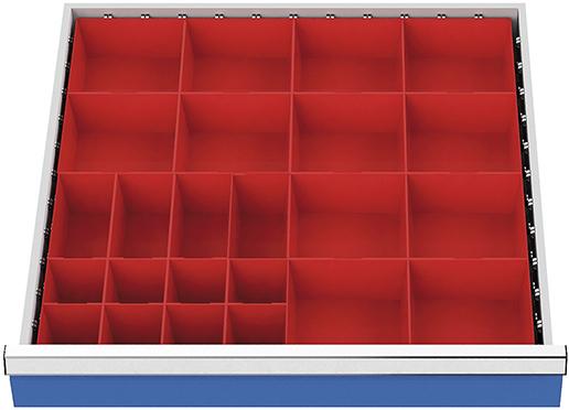 Produktbild von Bedrunka+Hirth Kleinteilekästen FH100 B705xT737 134A 4050413003712