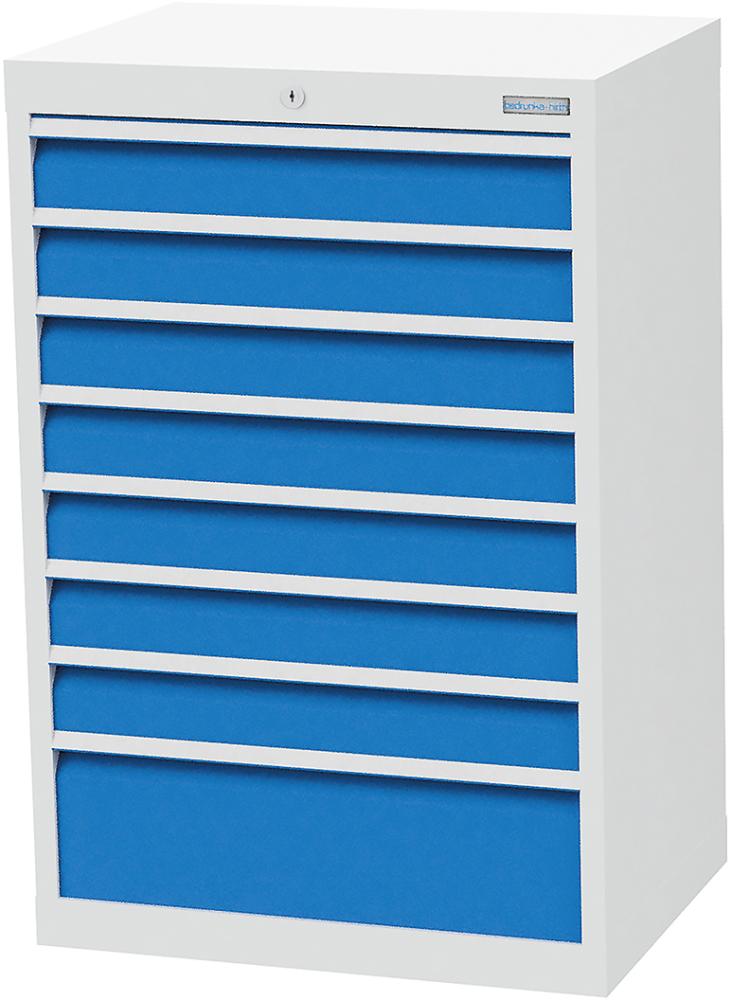 Produktbild von Bedrunka+Hirth Schubladenschrank T500 680 mm 8 Schubladen VA 60.701A 4050413005570