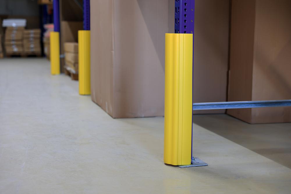 Produktbild von Dancop Regalanfahrschutz Alfa gelb H600 mm B75-100 mm DF-RG-1 4250912311398