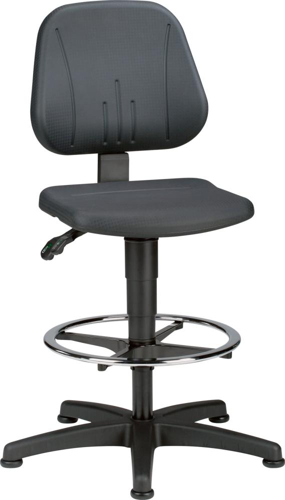 Produktbild von BIMOS Arbeitsstuhl 9651-2000 Unitec 3 Sitzhöhe 580-850 mm mit Gleiter Integralschau 4367007880 4016849280332