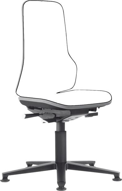 Produktbild von BIMOS Arbeitsstuhl grau ohne Polster Sitzhöhe 450-620 mm mit Gleiter 4367008275 4016849479835