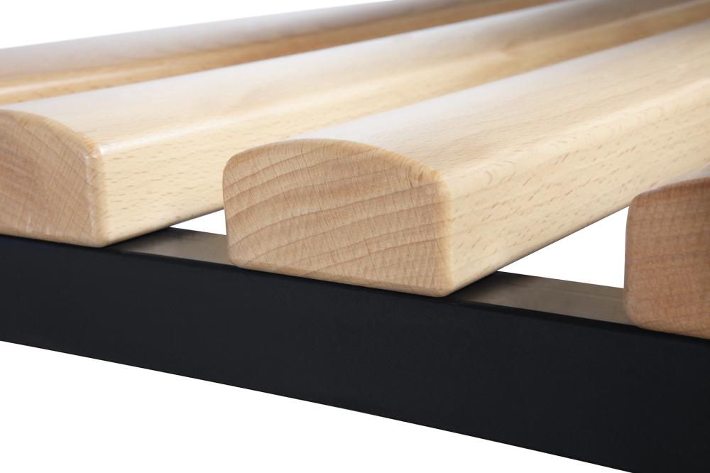 Produktbild von EDE Garderobenbank doppelseitig B1960xT756xH1710 mm RAL 7021/Kst.-Leisten ohne Schu 4367007410 4330816828236