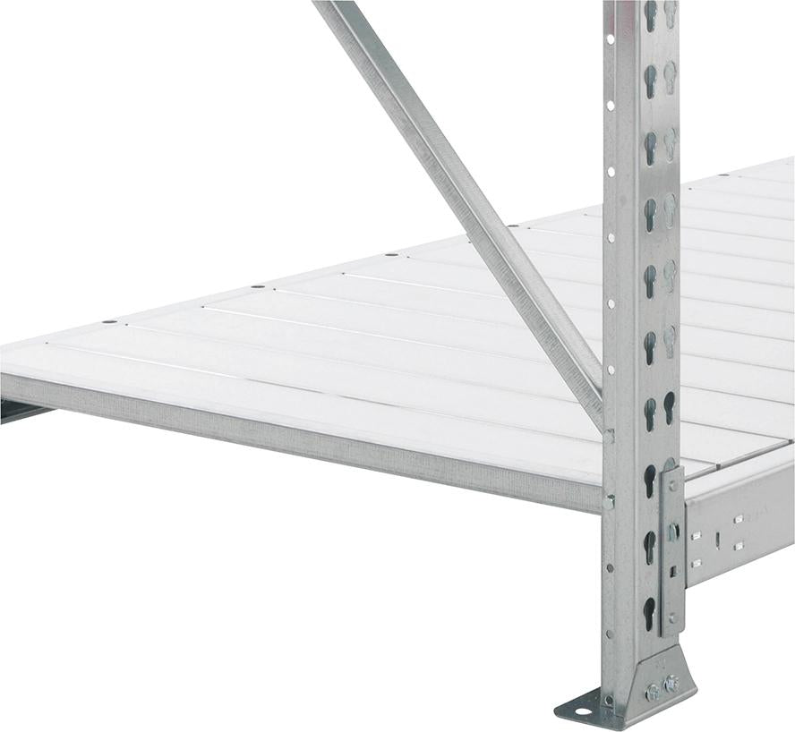 Produktbild von META Weitspannregal Mini-Rack B2200xT800xH3000 mm Anbaufeld 5 Stahlpaneele Fachlast 6 20051349 4026212058826