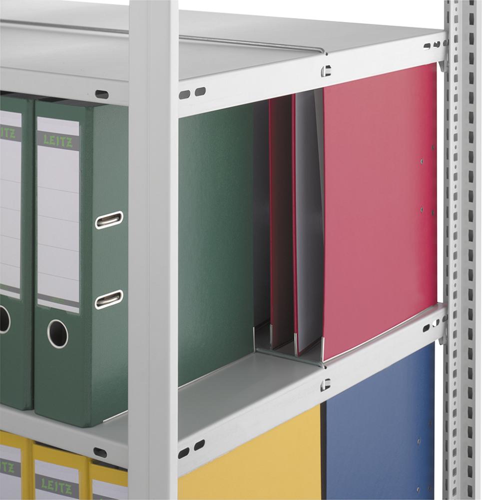 Produktbild von hofe Anbauregal zerlegt HKA 23610 DA 7 Böden 2350x600x1000mm lichtgrau HKA23610DA 4250623707688