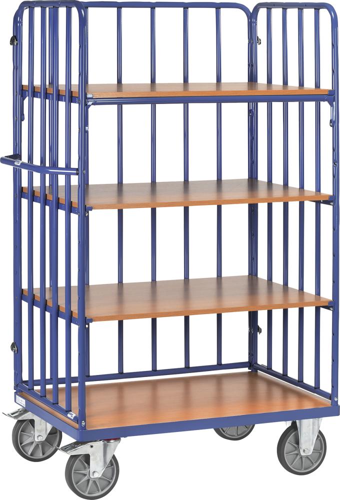 Produktbild von fetra Etagenwagen mit Streben 4 Böden 1000x700mm 8312-1 4017976831213
