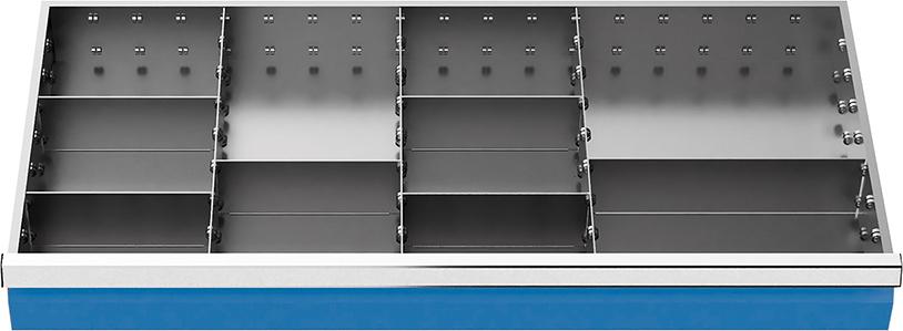 Produktbild von Bedrunka+Hirth Metalleinteilung FH150 B980xT500 198-136A 4050413004702