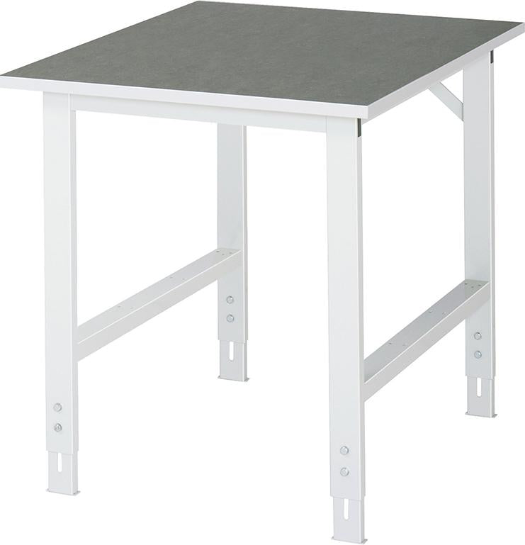 Produktbild von Rau Arbeitstisch Tom Linoleum-Platte B750xT1000xH760-1080 mm 06-625L10-07.12 4040376152381