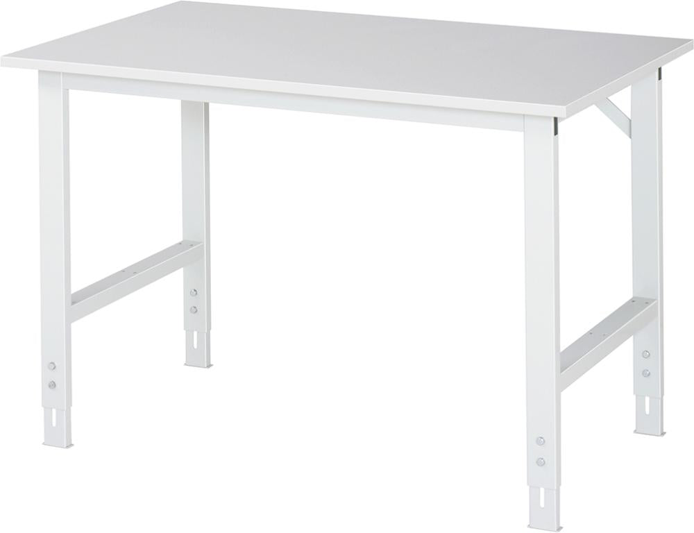 Produktbild von Rau Arbeitstisch Tom EGB-Melamin-Platte B1250xT800xH760-1080mm 06-625ME80-12.12 4040376257901