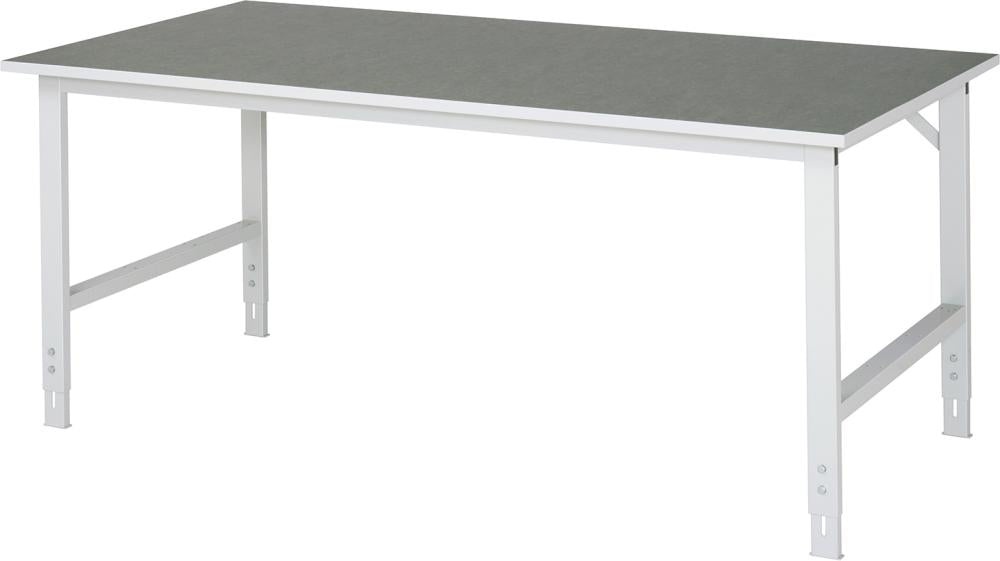 Produktbild von Rau Arbeitstisch Tom Linoleum-Platte B2000xT1000xH760-1080 mm 06-625L10-20.12 4040376813527