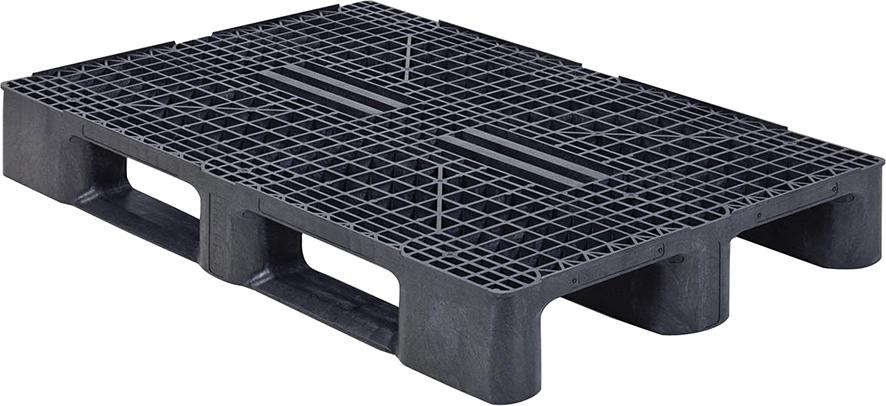 Produktbild von Alpha Paletten Kunststoff-Palette durchbrochen 1200x800x156mm 1750kg VE:5 Stück 1698 4053569851411