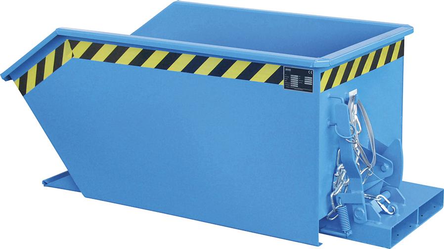 Produktbild von Bauer Kippbehälter GU 300 l B680xT1440xH580 mm RAL 5012 Tragkraft 750kg GU 300 l RAL 5012 4052462001954