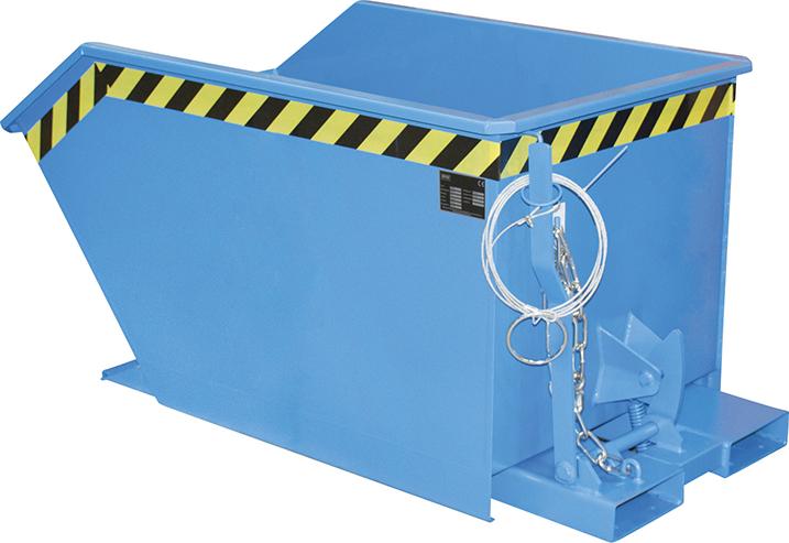 Produktbild von Bauer Kippbehälter GU 500 l B780xT1440xH680 mm RAL 5012 Tragkraft 1000kg GU 500 l RAL 5012 4052462002036