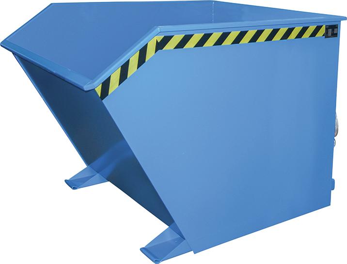 Produktbild von Bauer Kippbehälter GU 1500 l B1280xT1640xH1090 mm RAL 5012 Tragkraft 1500kg GU 1500 l RAL 5012 4052462002302