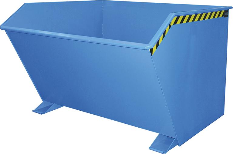 Produktbild von Bauer Kippbehälter GU 2000 l B1680xT1640xH1090 mm RAL 5012 Tragkraft 1500kg GU 2000 l RAL 5012 4052462002388