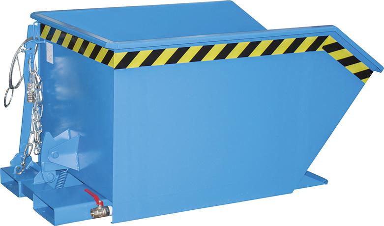 Produktbild von Bauer Spänebehälter SGU 500 l 780xT1140xH680 mm RAL 5012 Tragkraft 1000kg mi SGU 50 l RAL 5012 4052462025066