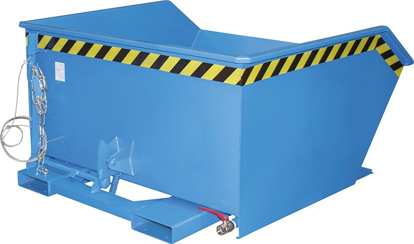 Produktbild von Bauer Spänebehälter SGU 750 l 1280xT1140xH680 mm RAL 5012 Tragkraft 1000kg m SGU 75 l RAL 5012 4052462025141