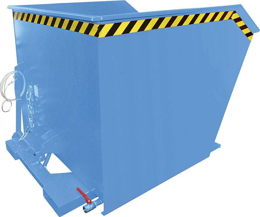 Produktbild von Bauer Spänebehälter SGU 1000 l 1280xT1640xH780 mm RAL 5012 Tragkraft 1500kg SGU 100 l RAL 5012 4052462025226