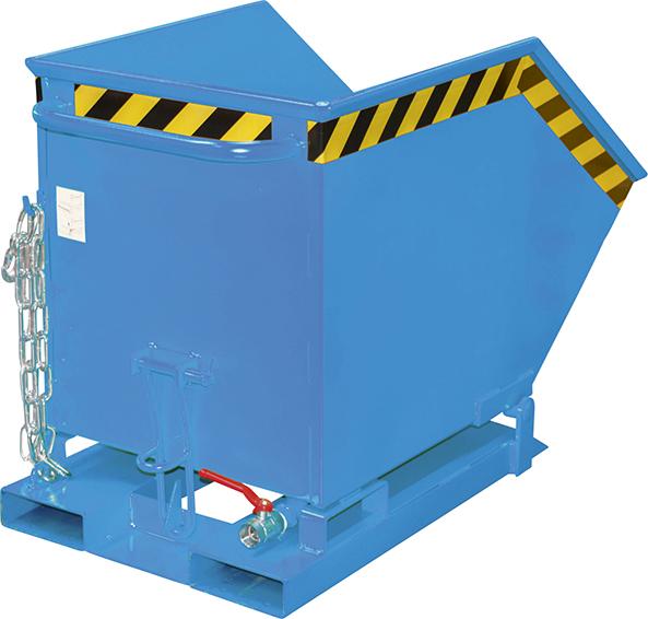 Produktbild von Bauer Späne-Kippmulde SKK 250 l RAL 5012 SKK 250 l RAL 5012 4052462036352