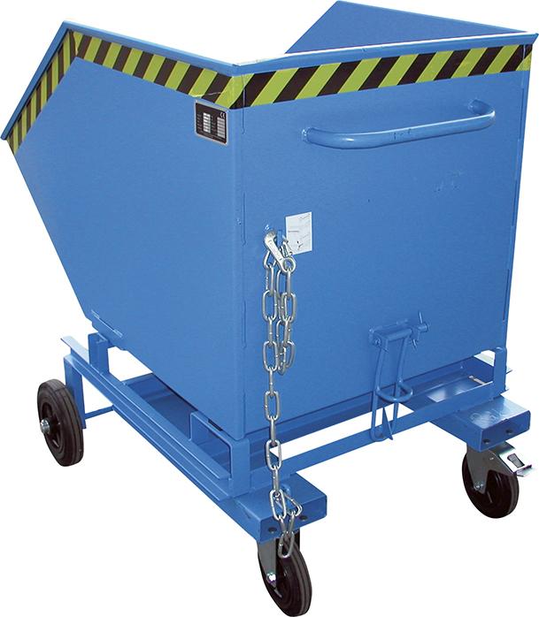 Produktbild von Bauer Kastenwagen KW-ET 600 l B1070xT1395xH1220 mm RAL 5012 Tragkraft 300k KW-ET 600l RAL 5012 4052462041912