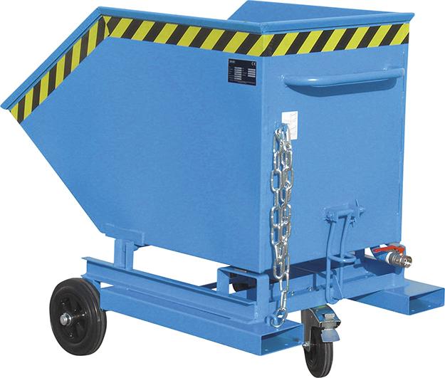 Produktbild von Bauer Spänekastenwagen SKW-ET 400 l B900xT1320xH1090 mm RAL 5012 Tragkra SKW-ET 400 l RAL 5012 4052462042087