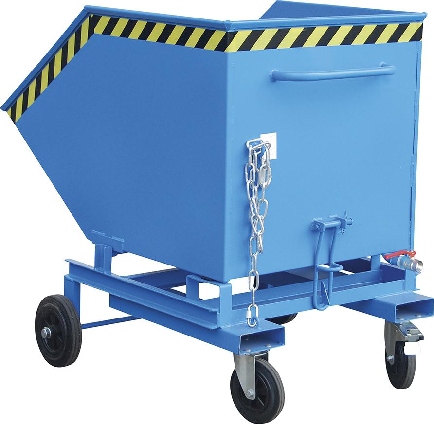 Produktbild von Bauer Spänekastenwagen SKW-ET 600 l B1070xT1395xH1220 mm RAL 5012 Tragkr SKW-ET 600 l RAL 5012 4052462042186