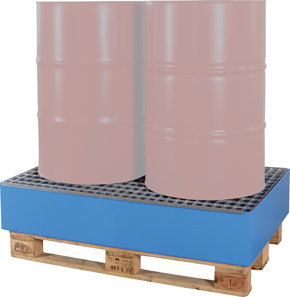 Produktbild von LaCont Auffangwanne Stahl EW 2 lackiert mit Gitterrost P66-2303-A 4260281960189