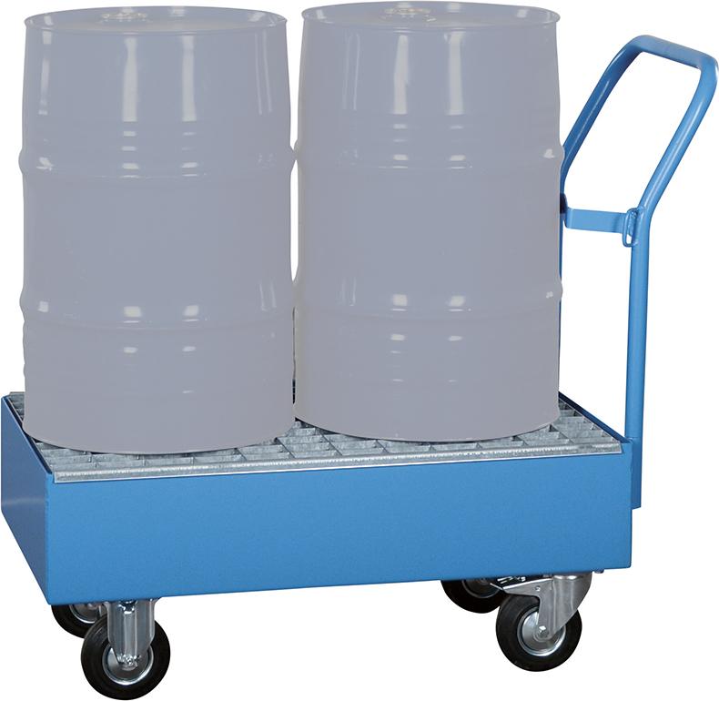 Produktbild von LaCont Auffangwanne Stahl fahrbar WSP-2OS/W60 lackiert P21-2408-A 4260281966563