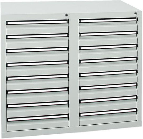 Produktbild von Stumpf Schubladenschrank 16 SLR 900x1000x500 mm grau 7102107 4031068078737