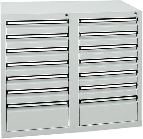 Produktbild von Stumpf Schubladenschrank 14 SLR 900x1000x500 mm grau 7102207 4031068078775