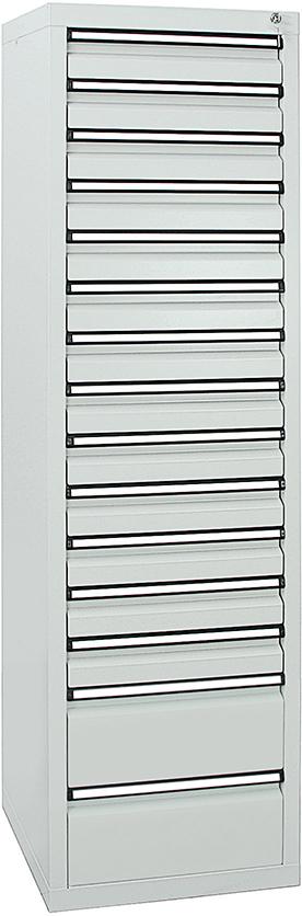 Produktbild von Stumpf Schubladenschrank 15 SLR 1800x500x500 mm grau 7105707 4031068113407