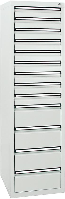 Produktbild von Stumpf Schubladenschrank 13 SLR 1800x500x500 mm grau 7105807 4031068119881
