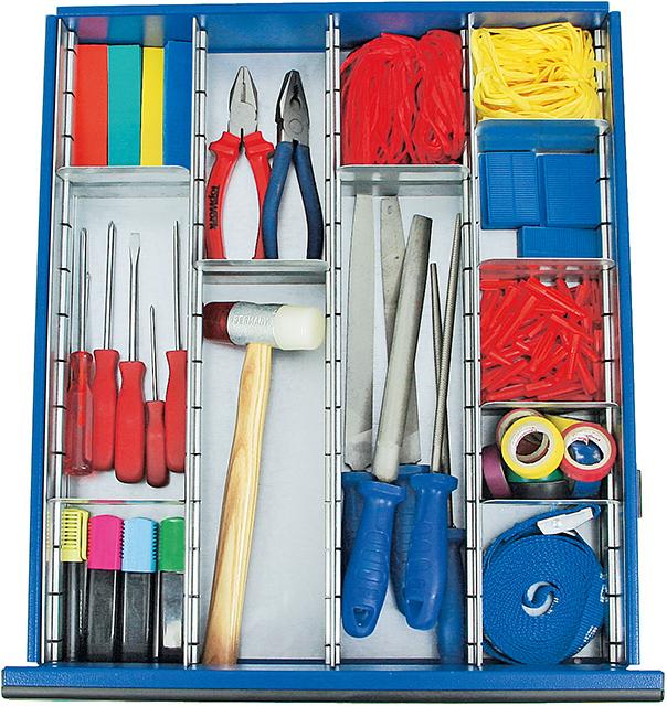 Produktbild von Stumpf Einteilungsset 12-teilig 100mm hoch 7001111 4031068158149