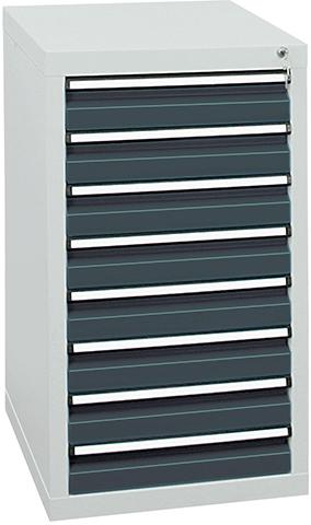 Produktbild von Stumpf Schubladenschrank STS 410 RAL 7035/7016 8x100 mm 7101171 4031068179588