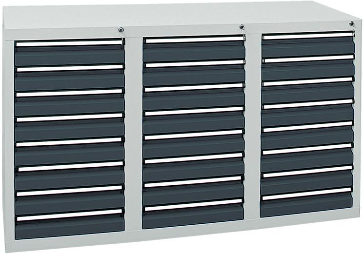 Produktbild von Stumpf Schubladenschrank STS 410 RAL 7035/7016 24x100 mm 7103171 4031068179649