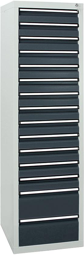Produktbild von Stumpf Schubladenschrank STS 410 RAL 7035/7016 13x100 2x200 mm 7105771 4031068179663