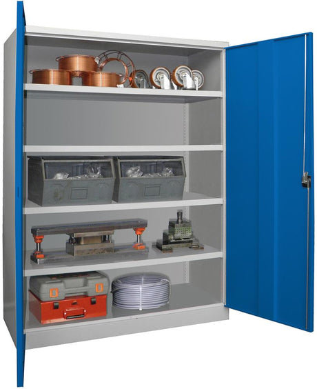 Produktbild von PAVOY Schwerlastschrank 1950/630/1470 Jumbo ohne Trennwand 4 Böden 36367-147-014-735512 4053569849722