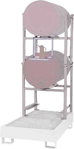 Produktbild von LaCont Stapelregale für Auffangwanne STR-1 feuerverzinkt R67-1103-A 4260281960240